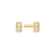 Gold Glam Mini Stud Earrings